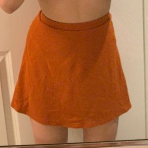 AMERICAN APPAREL ORANGE SKIRT